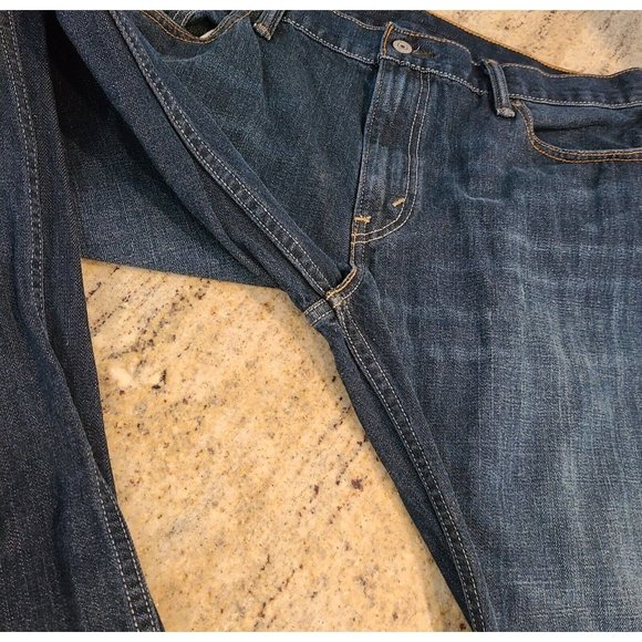 Levis 514 36x32 Jeans Mens Blue Jeans Slim Straight Leg - Picture 10 of 12